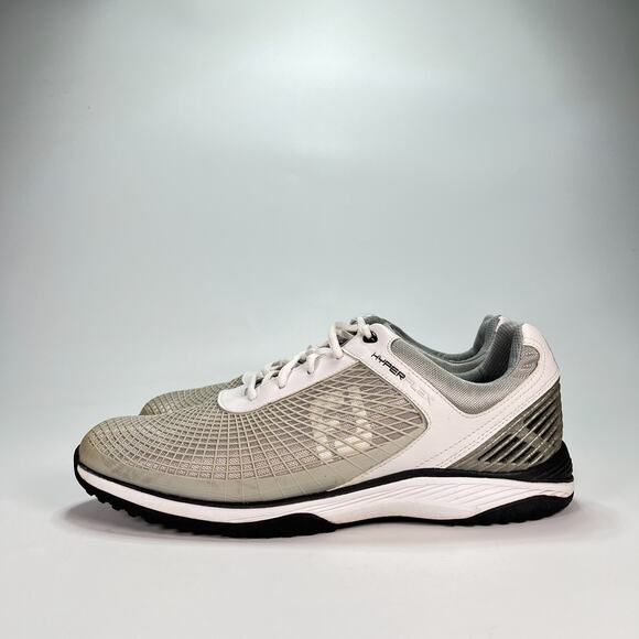 FootJoy HyperFlex White Grey Athletic Lace Up Trainer Golf Shoes Men\'s Size 11M main image 6